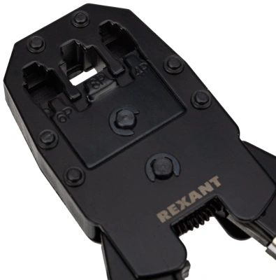Инструмент обжимной Rexant HT-200 12-3441 для RJ-45/RJ-12/RJ-11 зеленый