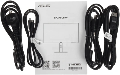 Монитор Asus 27" ProArt PA278CFRV черный IPS LED 16:9 HDMI M/M матовая HAS Piv 3000:1 400cd 178гр/178гр 2560x1440 100Hz DP 2K USB 6.6кг