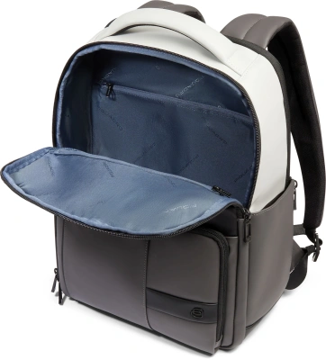 Рюкзак мужской Piquadro Wollem Rubber CA6238W129W/GRN серый/черный полиуретан