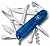 Нож перочинный Victorinox Huntsman (1.3713.T2) 91мм 15функц. синий полупрозрачный карт.коробка
