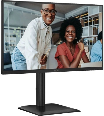 Монитор AOC 23.8" 24E4U черный IPS 1ms 16:9 HDMI M/M матовая HAS Piv 300cd 178гр/178гр 1920x1080 120Hz VGA DP FHD USB