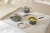 Кастрюля Rondell Stern RDS-019 4.7л. d=24см (с крышкой) т.серый Кастрюля Rondell Stern RDS-019 4.7л. d=24см (с крышкой) т.серый