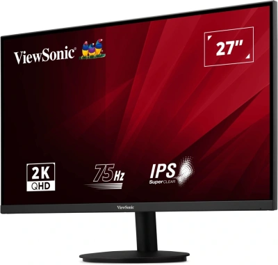 Монитор ViewSonic 27" VA2708-2K-HD-2 черный IPS LED 16:9 HDMI матовая 300cd 178гр/178гр 2560x1440 75Hz DP 2K 3.5кг