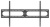 Кронштейн для телевизора Hama 00220843 черный 37"-120" макс.100кг настенный фиксированный
