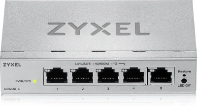 Коммутатор Zyxel GS1200-5V3-EU0101F (L2) 5x1Гбит/с управляемый