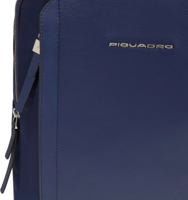 Рюкзак женский Piquadro Lyra CA5566W92T/BLU темно-синий нейлон/натур.кожа