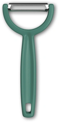 Овощечистка Victorinox Ypsoс лезвием двухсторон. зеленый упак.:европодвес (6.0963.4)