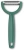 Овощечистка Victorinox Ypsoс лезвием двухсторон. зеленый упак.:европодвес (6.0963.4)