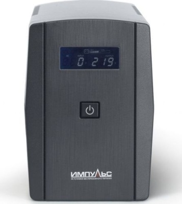 Источник бесперебойного питания Импульс Юниор Смарт 800 480Вт 800ВА черный