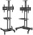Стойка для телевизора Onkron TS1551 черный 40"-70" макс.55.5кг напольный мобильный