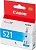 Картридж струйный Canon CLI-521C 2934B004/001 голубой для Canon iP3600/4600/MP540/620/630/980