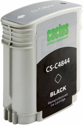 Картридж струйный Cactus CS-C4844 №10 черный (72мл) для HP BIJ 1000/1100/1200/2200/2300/2600/2800 с чипом