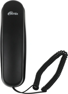 Телефон проводной Ritmix RT-002 черный