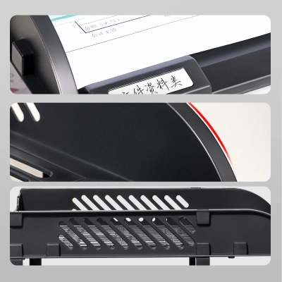 Лоток горизонтальный Deli E9213 BLACK сборный для бумаг 325x241x155мм черный пластик (упак.:3шт) пластиковый пакет