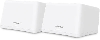 Бесшовный Mesh роутер Mercusys Halo H47BE (HALO H47BE(2-PACK)) BE9300 10/100/1000BASE-TX белый (упак.:2шт)