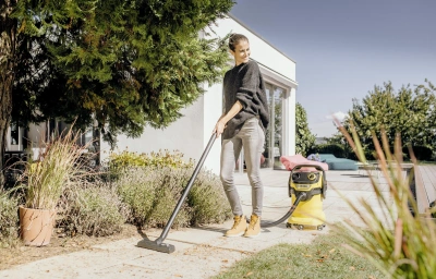 Строительный пылесос Karcher WD 5 V-25/5/22 1100Вт (уборка: сухая/влажная/выдув/сбор воды) желтый