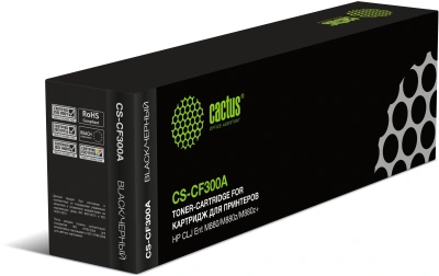 Картридж лазерный Cactus CS-CF300A CF300A черный (29500стр.) для HP CLJ Ent M880/M880z/M880z+