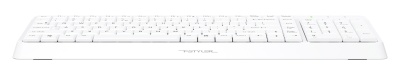 Клавиатура A4Tech FK15 белый USB (FK15 WHITE) кабель 1.5м