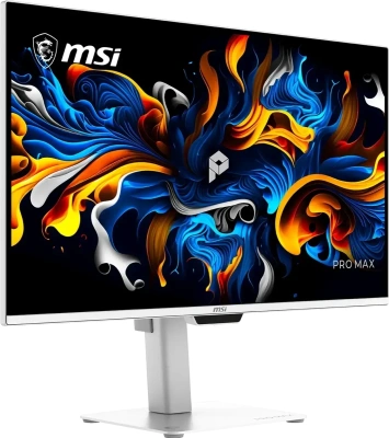 Монитор MSI 26.5" Max 271UPXW12G белый QD OLED LED 16:9 HDMI M/M матовая HAS Piv 250cd 178гр/178гр 3840x2160 120Hz FreeSync Premium Pro DP 4K USB 6.6кг