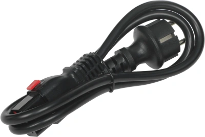 Шнур питания Lanmaster LAN-PP19L/SH-1.0-BK C19-Schuko проводник.:3x1.5мм2 1м 220В 16А черный