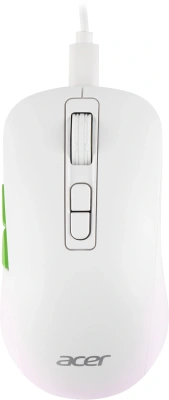 Мышь Acer OMR311 белый оптическая 2400dpi беспров. BT/Radio USB 7but (ZL.MCECC.034)