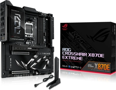Материнская плата Asus ROG CROSSHAIR X870E EXTREME Socket AM5 AMD X870E 4xDDR5 ATX AC`97 8ch(7.1) 1 x 10Gigabit + 1 x 5Gigabit RAID+HDMI