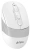 Мышь A4Tech Fstyler FB10C белый/серый оптическая 2000dpi беспров. BT/Radio USB 4but (FB10C GRAYISH WHITE)