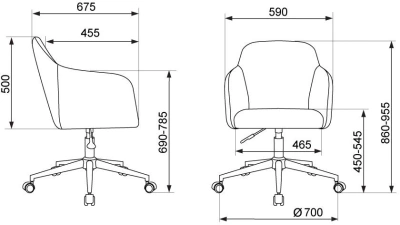 Кресло Бюрократ CH-395SL черный Alfa Black крестов. металл хром