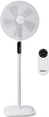 Вентилятор напольный Centek CT-5026 65Вт скоростей:4 ПДУ белый