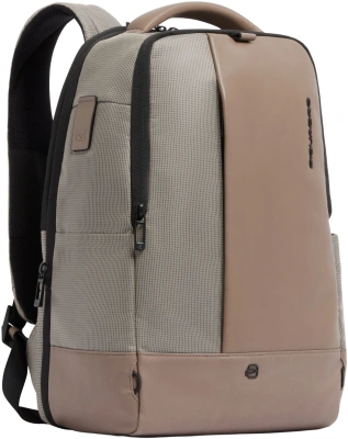 Рюкзак Piquadro Sync CA7188W145/SA песочный/серый натур.кожа/нейлон