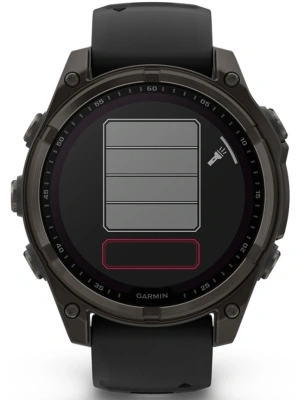 Смарт-часы Garmin Fenix 8 Solar 51мм 1.4" MIP корп.черный рем.черный (010-02907-11)