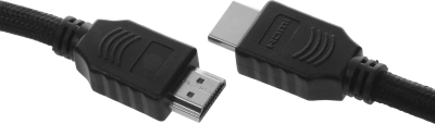 Кабель аудио-видео Cactus CS-HDMI.2-2 HDMI (m)/HDMI (m) 2м. позолоч.конт. черный