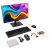 Моноблок Digma Action 23.8" Full HD Ryzen 5 3500U (2.1) 8Gb SSD256Gb Vega 8 Windows 11 Pro GbitEth WiFi BT 60W клавиатура мышь Cam черный 1920x1080