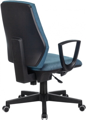 Кресло Бюрократ CH-545 синий 38-415 крестов. пластик