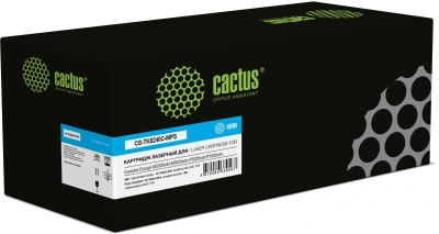 Картридж лазерный Cactus CS-TK5240C-MPS TK-5240C голубой (6000стр.) для Kyocera Ecosys M5526cdn/M5526cdw/P5026cdn/P5026cdw с чипом