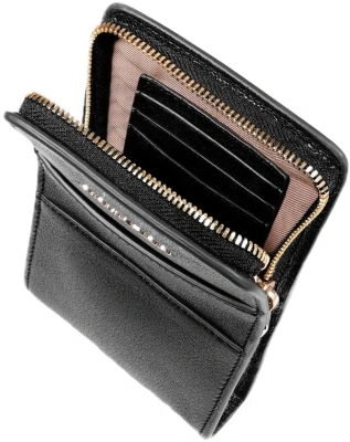 Сумка для телефона Piquadro Patricia AC6840W140R/N черная натур.кожа