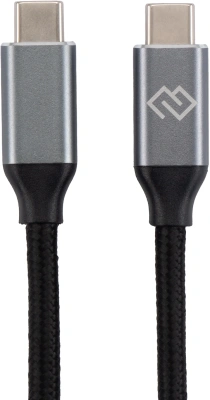 Кабель Digma D-TYPE-C-USB3.2-100W-4K-3M USB Type-C (m)-USB Type-C (m) 3м черный