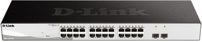 Коммутатор D-Link DGS-1210-26/F3A (L2) 24x1Гбит/с 2SFP управляемый