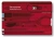Швейцарская карта Victorinox SwissCard Classic (0.7100.T) красный полупрозрачный коробка подарочная Швейцарская карта Victorinox SwissCard Classic (0.7100.T) красный полупрозрачный коробка подарочная