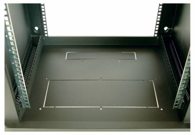 Шкаф коммутационный ЦМО ШРН-ЭКОНОМ (ШРН-Э-12.650) настенный 12U 600x650мм пер.дв.стекл 65кг серый 600мм 23.9кг 180град. 608мм