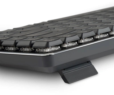 Клавиатура Оклик K615X механическая серый/серебристый USB slim Multimedia for gamer LED (1934413) кабель 1.5м