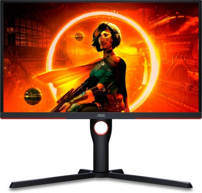 Монитор AOC 24.5" Gaming 25G3ZM черный/красный VA LED 16:9 HDMI матовая HAS Piv 300cd 178гр/178гр 1920x1080 240Hz FreeSync DP FHD 4.24кг