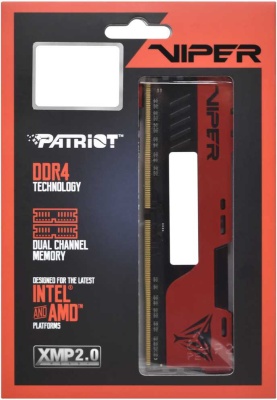 Память DDR4 2x16Gb 3200MHz Patriot PVE2432G320C8K Viper Elite II RTL Gaming PC4-25600 CL18 DIMM 288-pin 1.35В kit с радиатором Ret