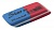 Ластик Silwerhof Star 80 181149 41x14x8мм каучук термопластичный синий
