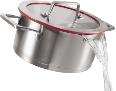 Кастрюля Rondell Verter RDS-2029 2.6л. d=20см (с крышкой) стальной