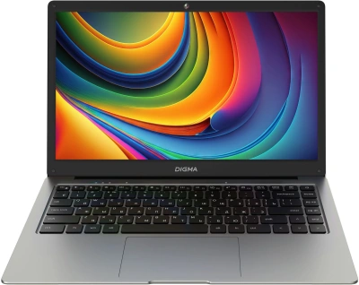 Ноутбук Digma EVE P4850 Pentium N5030 8Gb SSD256Gb Intel UHD Graphics 605 14" IPS FHD (1920x1080) Windows 11 Pro dk.grey WiFi BT Cam 4800mAh (DN14N5-8CXW01)