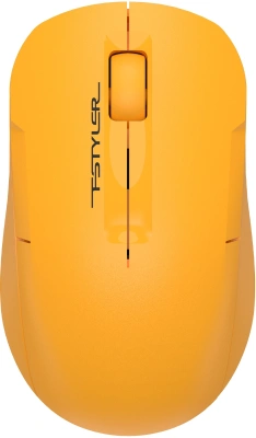 Мышь A4Tech Fstyler FG15C Air2 желтый оптическая 1200dpi беспров. USB для ноутбука 3but