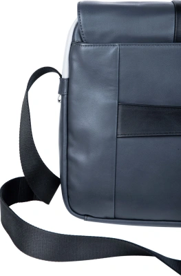 Сумка-мессенджер Piquadro Urban CA6802UB00/GRN с отделением для ноутбука 14" серая/черная натур.кожа