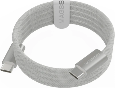 Кабель Magssory CBL002 USB Type-C (m)-USB Type-C (m) 1.5м белый коробка
