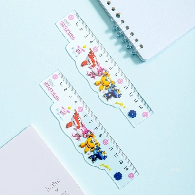 Линейка Deli EH658 Super Wings пластик дл.15см ассорти